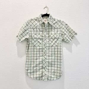 Fossil Snap Button Up Short Sleeve shirt size small